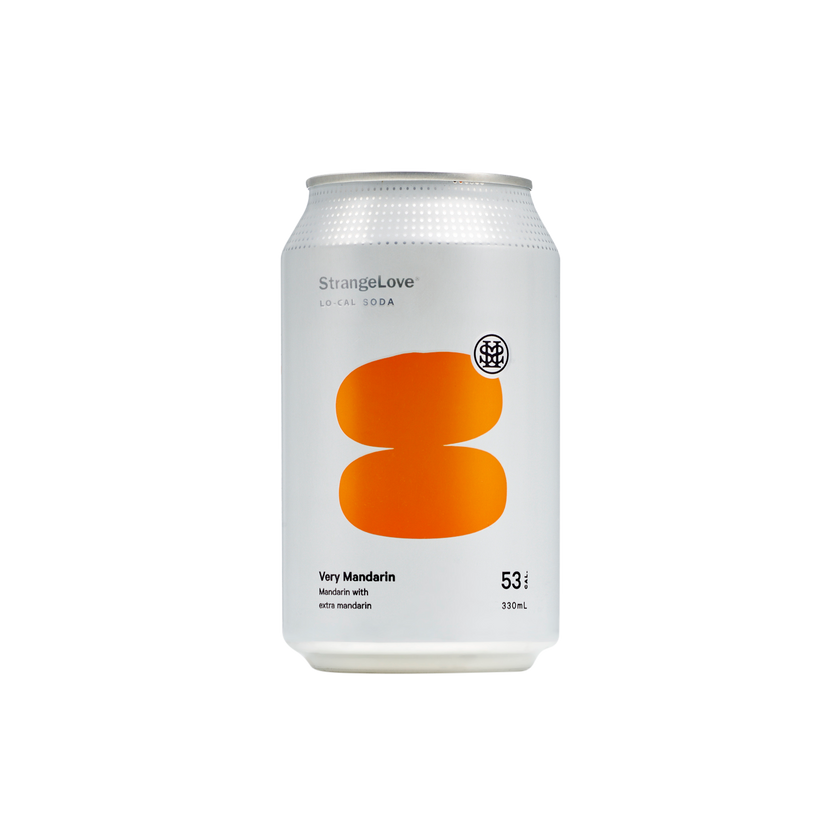 Very Mandarin Lo-Cal Soda 330ml Cans x 24