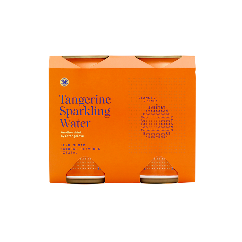 Tangerine Sparkling Water 330ml x 24