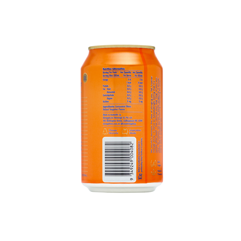 Tangerine Sparkling Water 330ml x 24