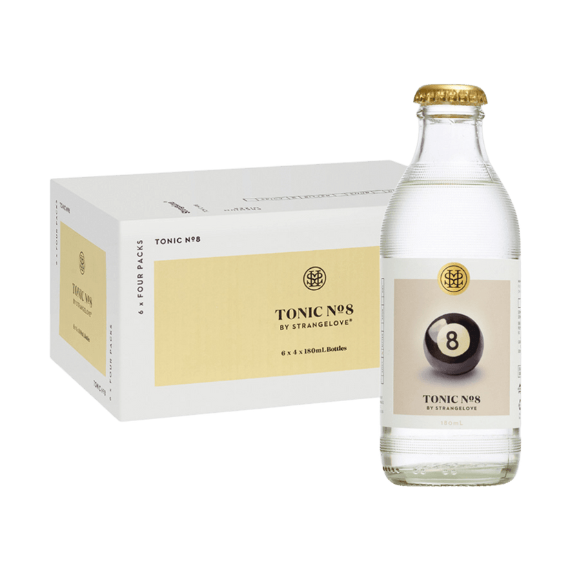 Tonic No. 8 (Indian Tonic Water) 180ml x 24 - StrangeLove