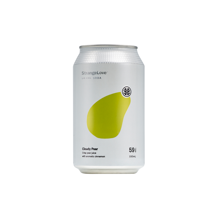 Cloudy Pear & Cinnamon Lo-Cal Soda 330ml Cans x 24