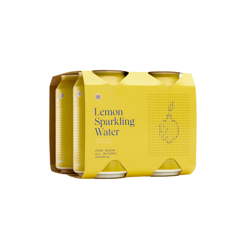 Lemon Sparkling Water 330ml x 24