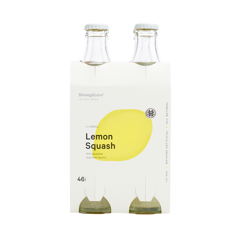 Lemon Squash Lo-Cal Soda 300ml x 24