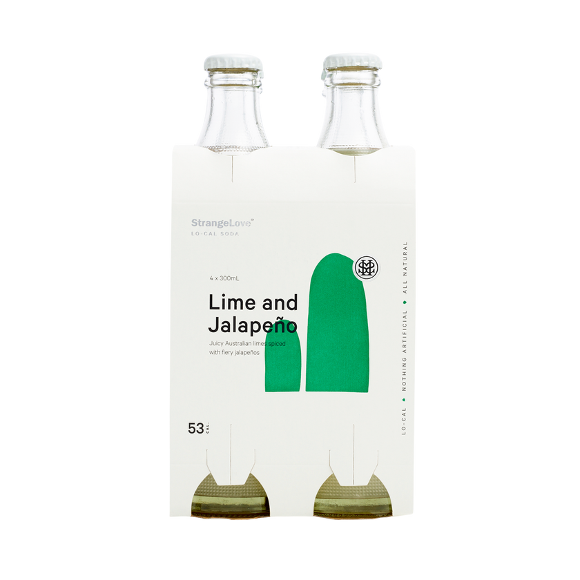 Lime & Jalapeño Lo-Cal Soda 300ml x 24