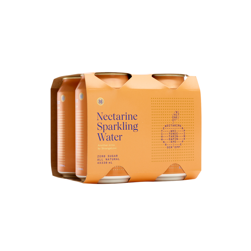 Nectarine Sparkling Water 330ml x 24