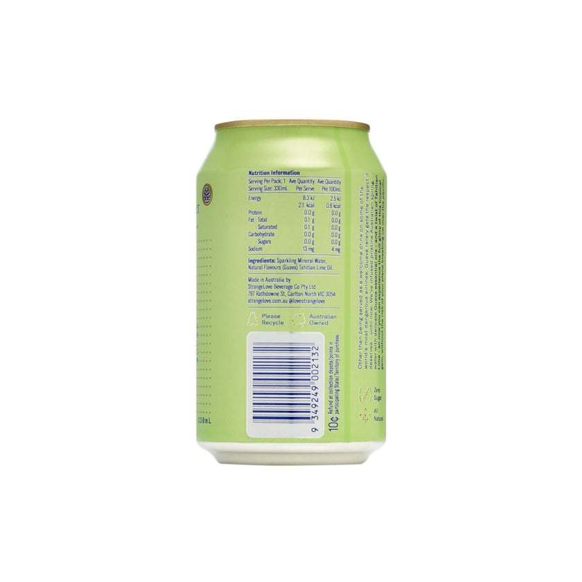 Guava Sparkling Water 330ml x 24 - StrangeLove
