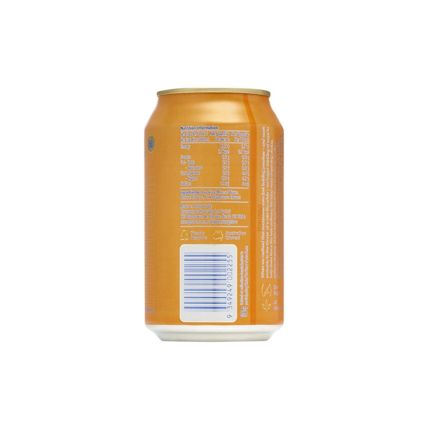 Nectarine Sparkling Water 330ml x 24 - StrangeLove