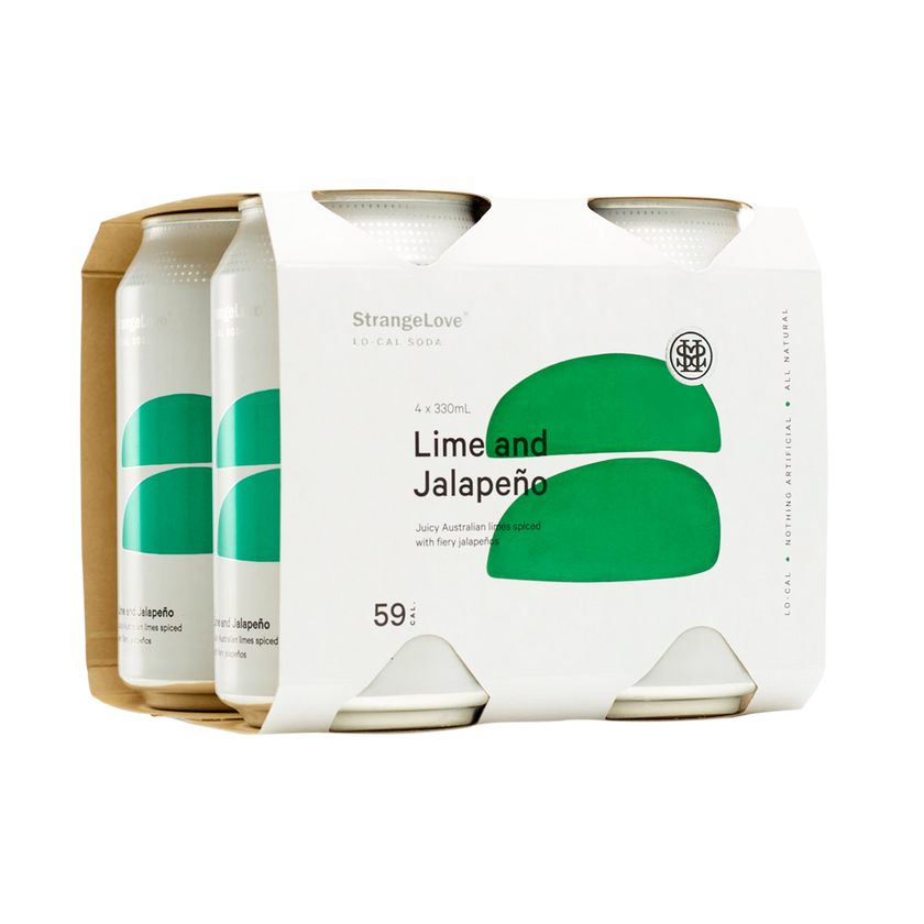 Lime & Jalapeno Lo-Cal Soda 330ml Cans x24