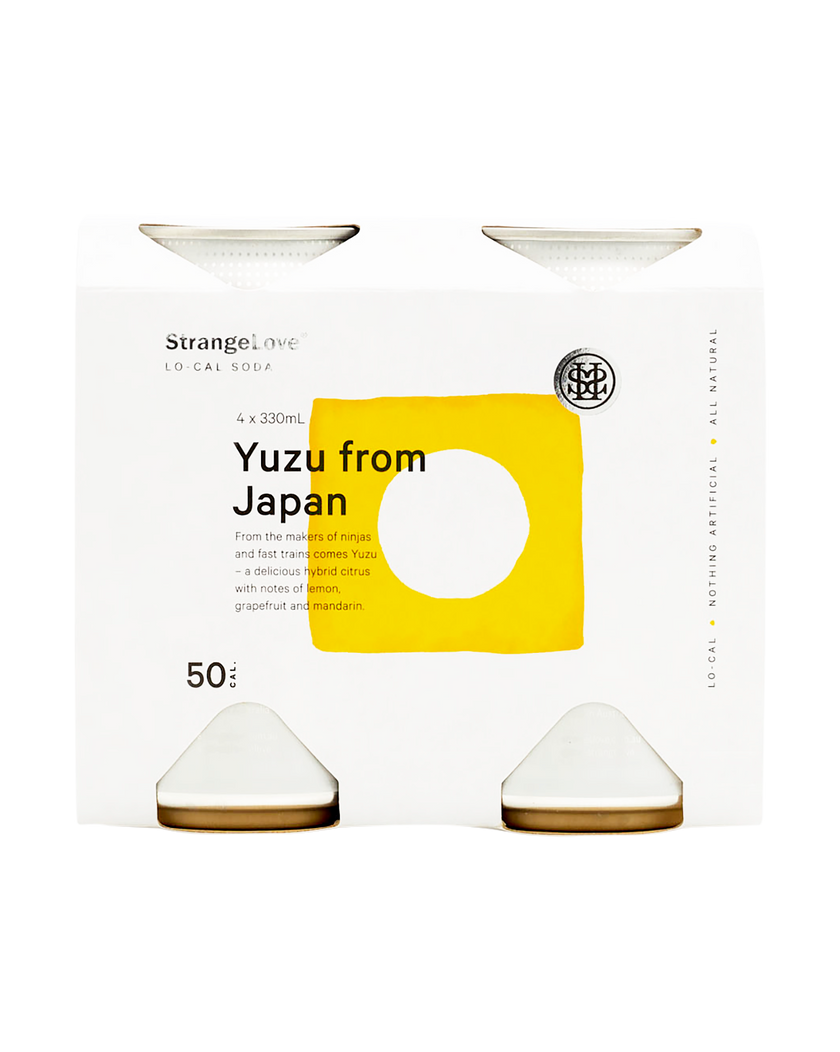 Yuzu Lo-Cal Soda 330ml Cans x 24