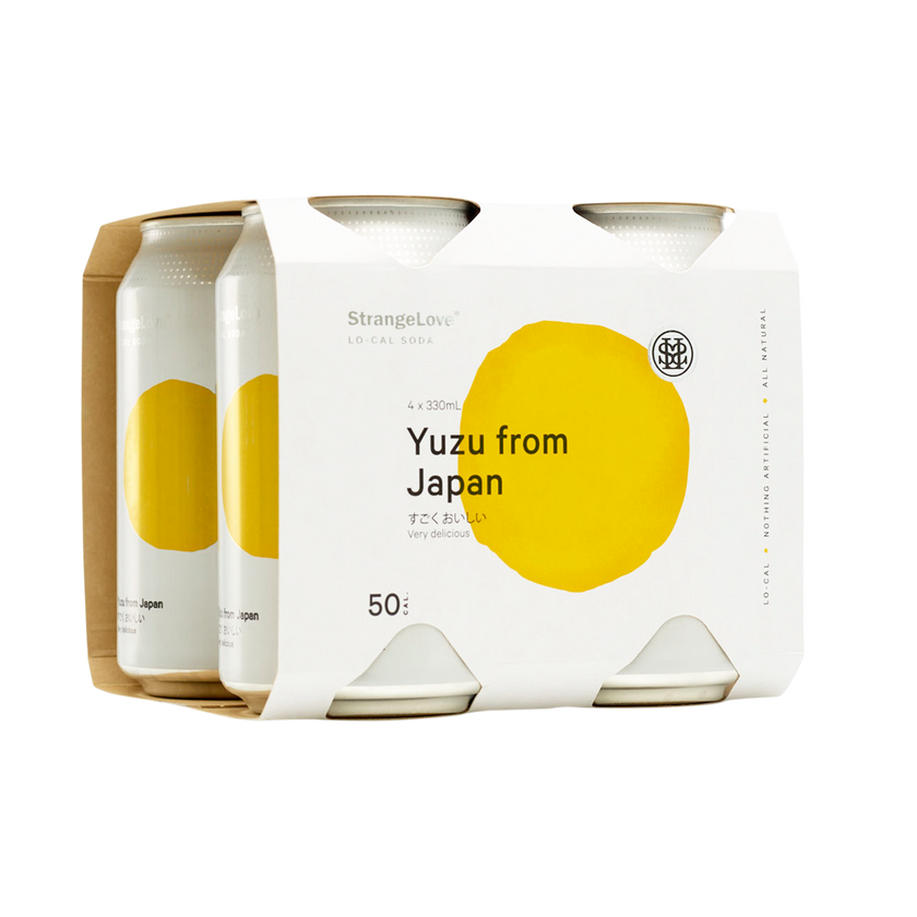 Yuzu Lo-Cal Soda 330ml Cans x 24