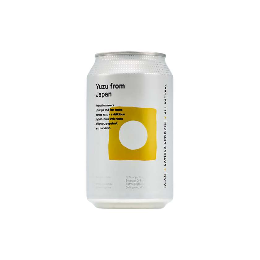 Yuzu Lo-Cal Soda 330ml Cans x 24