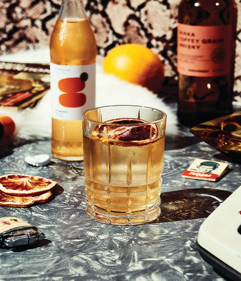 Coffey Grain Whisky and Mandarin - StrangeLove Beverage Co