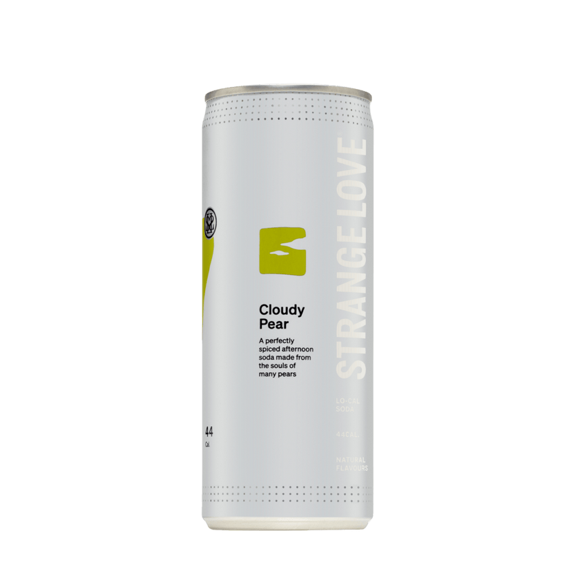 250ml Cloudy Pear Lo-Cal Soda / 24 Pack - StrangeLove