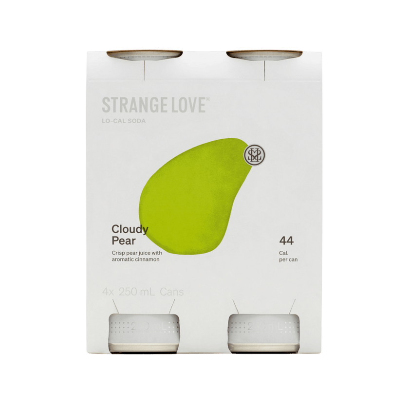 250ml Cloudy Pear Lo-Cal Soda / 24 Pack - StrangeLove