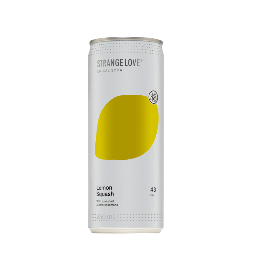 250ml Lemon Squash Lo-Cal Soda / 24 Pack - StrangeLove