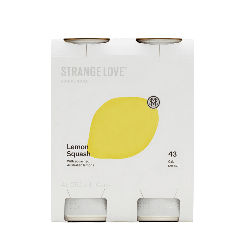 250ml Lemon Squash Lo-Cal Soda / 24 Pack - StrangeLove