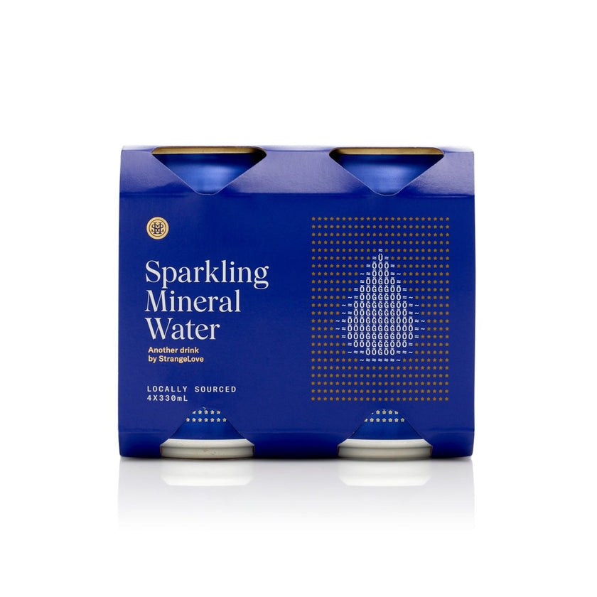 330ml - CANS - Mineral Water - Sparkling / 6x4 Pack - StrangeLove