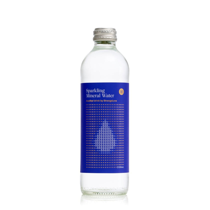 350ml - GLASS - Mineral Water - Sparkling / 24-Pack - StrangeLove