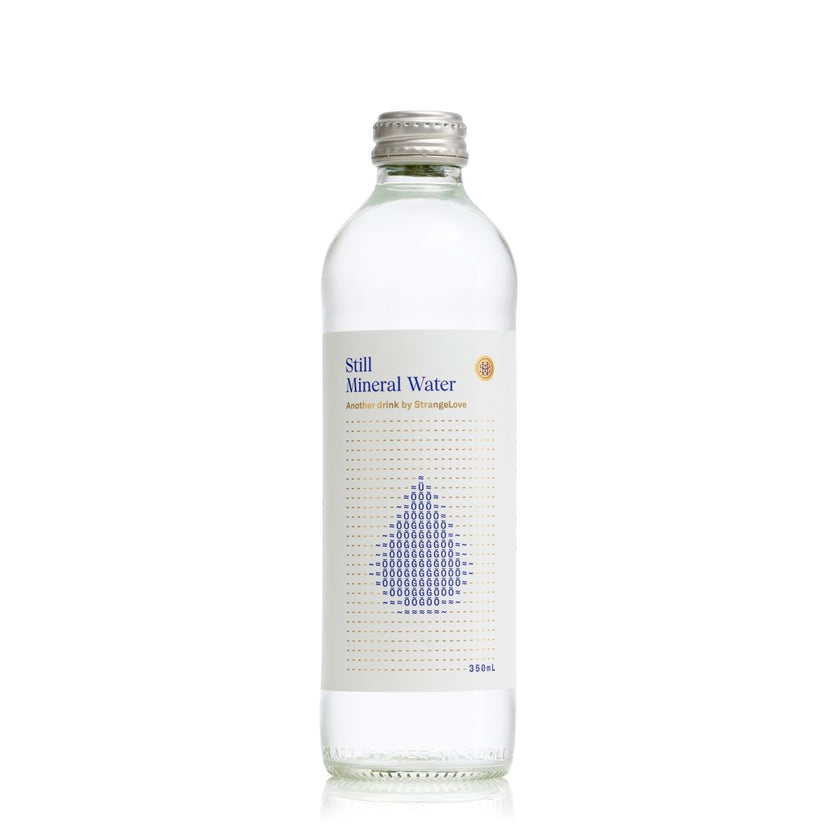 350ml - GLASS - Mineral Water - Still / 24-Pack - StrangeLove