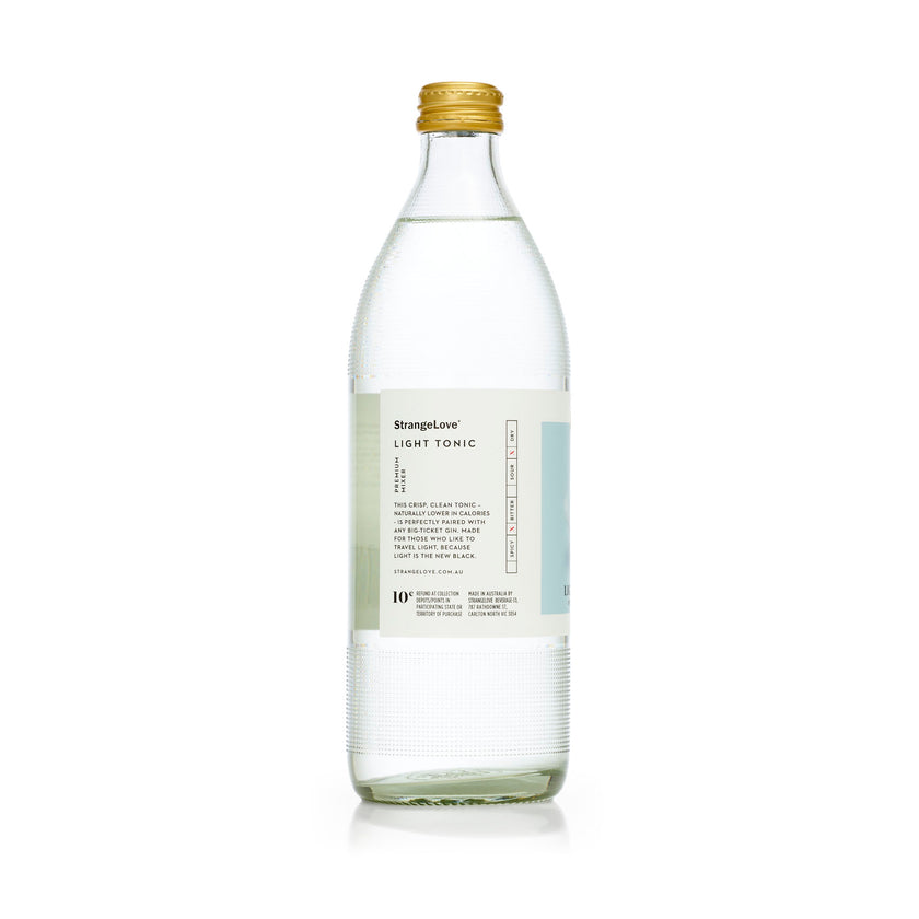 540ml - GLASS - Light Tonic / 12-Pack
