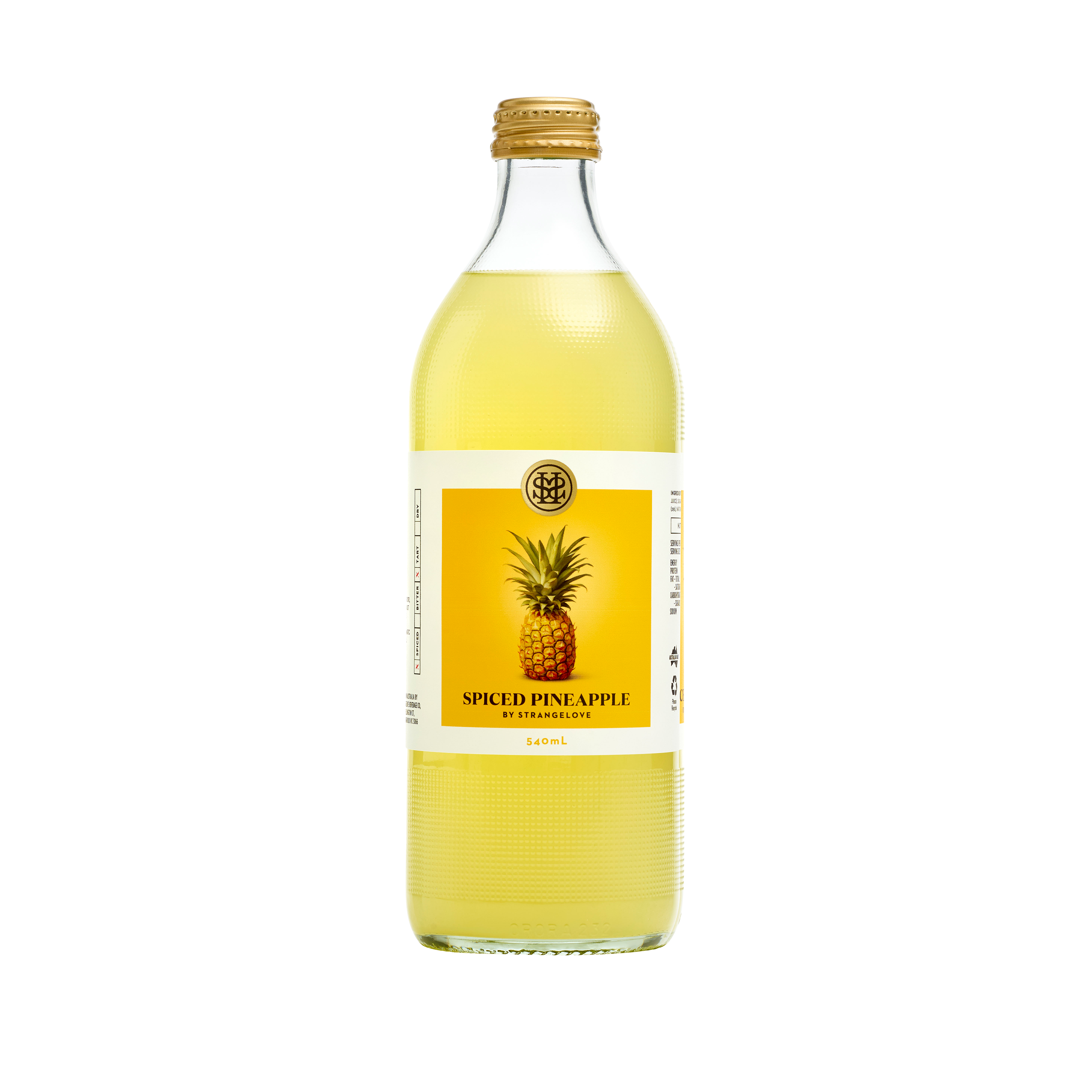 Spiced Pineapple 540ml – StrangeLove Beverage Co