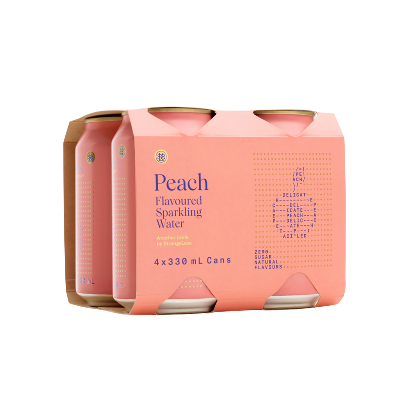 Peach Sparkling Water 330ml x 24
