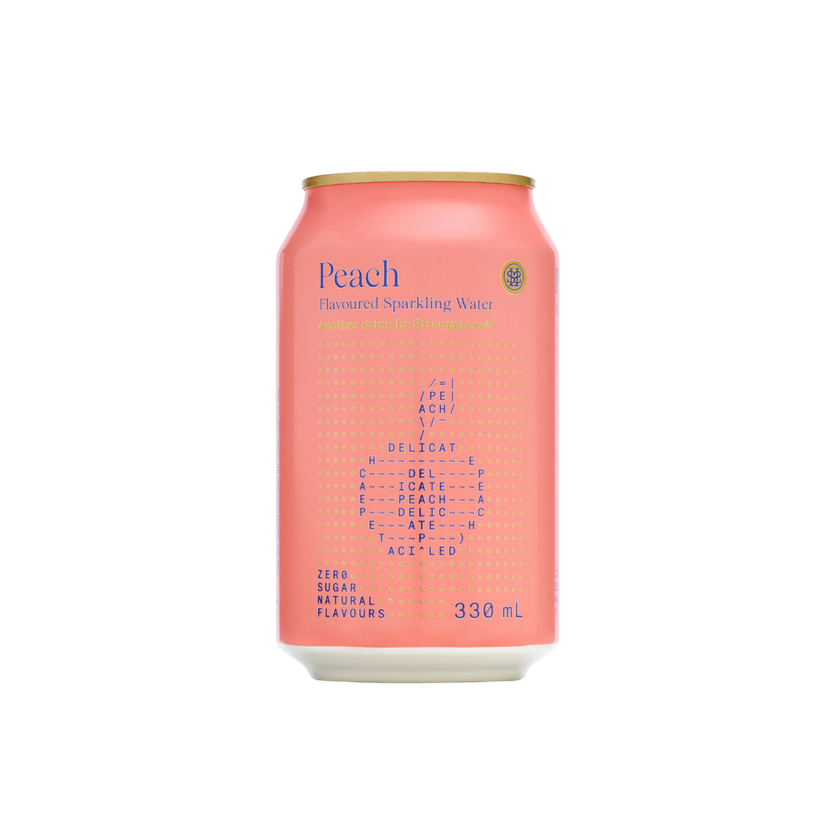Peach Sparkling Water 330ml x 24