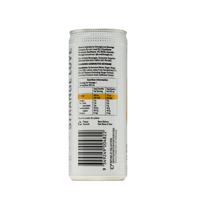 Double Ginger Beer 250ml x 24 - StrangeLove