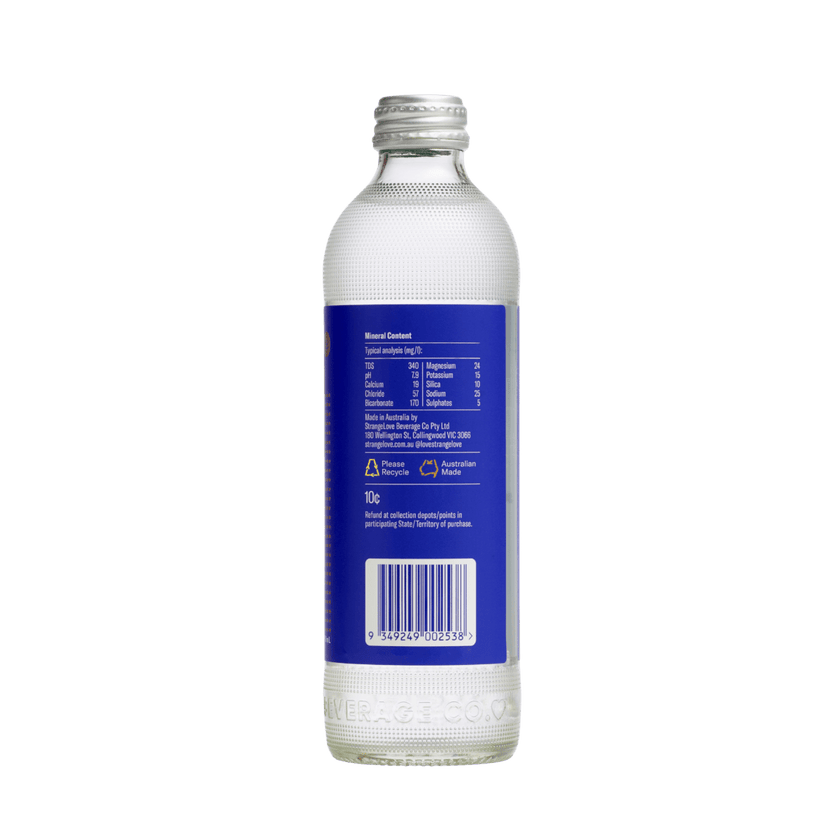 Sparkling Mineral Water 350ml Bottle x 24 - StrangeLove