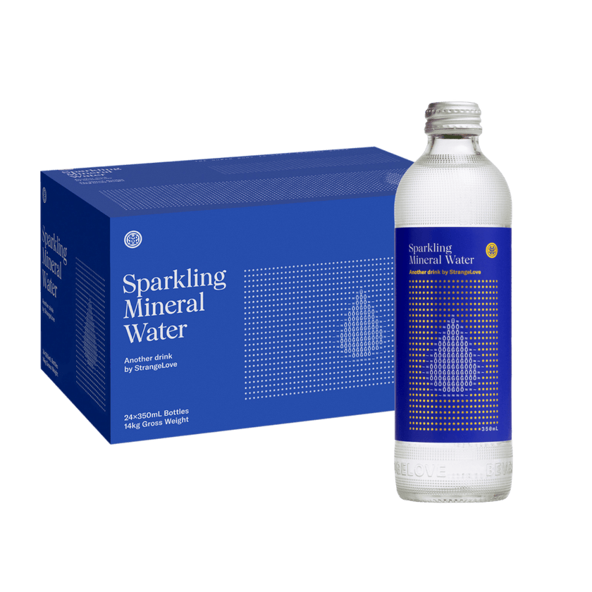 Sparkling Mineral Water 350ml Bottle x 24 - StrangeLove
