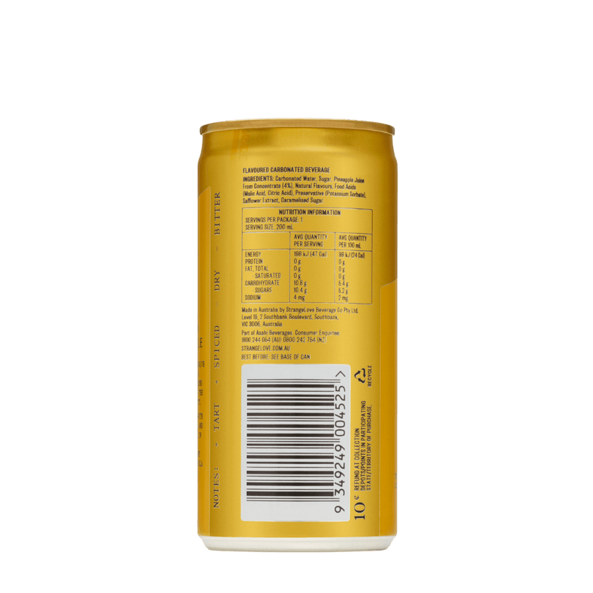 Spiced Pineapple 200ml x 24 - StrangeLove