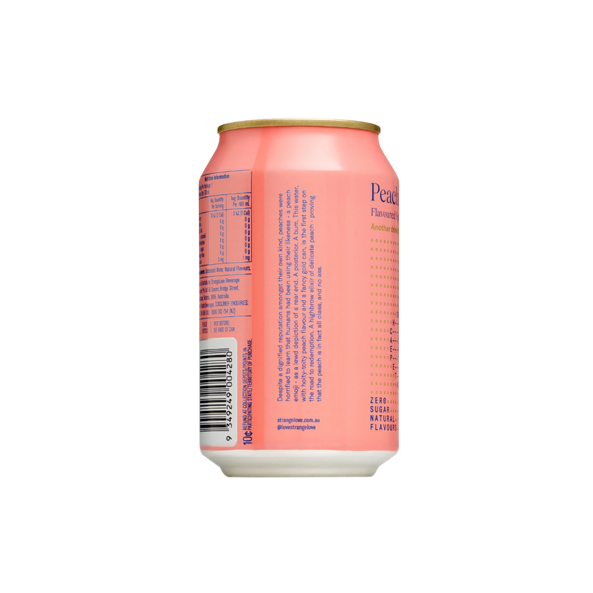 Peach Sparkling Water 330ml x 24