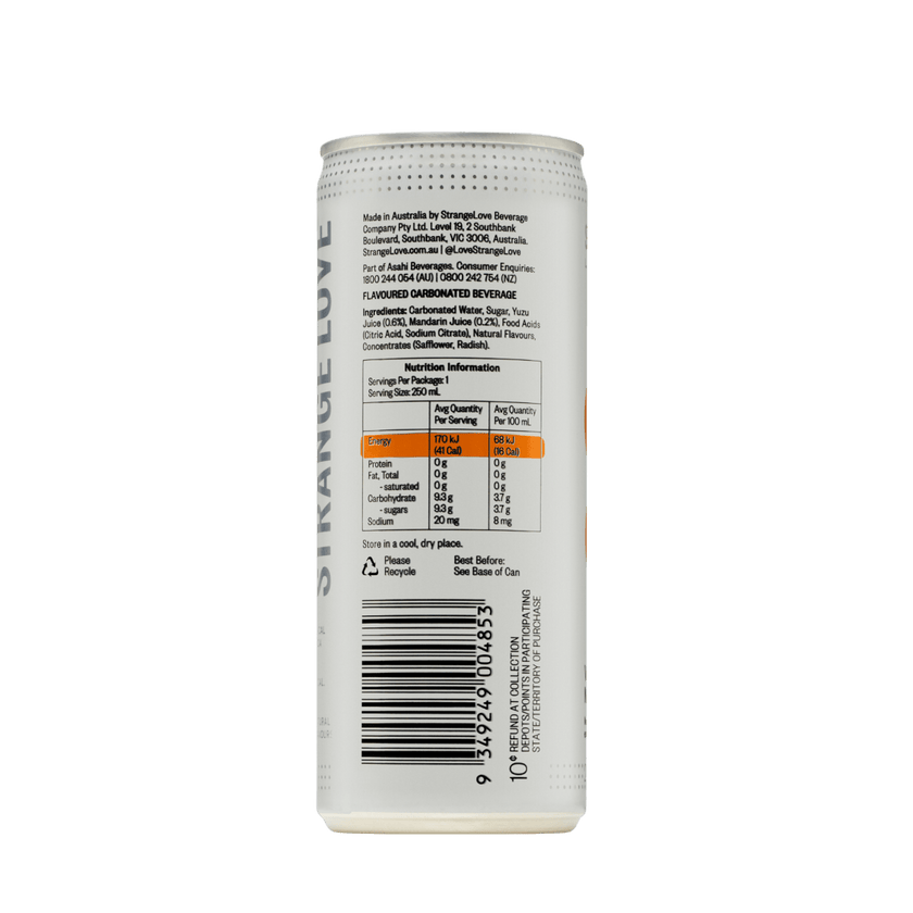 Very Mandarin 250ml x 24 - StrangeLove