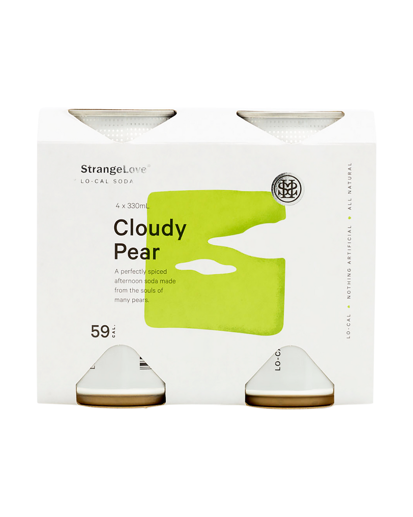Cloudy Pear & Cinnamon Lo-Cal Soda 330ml Cans x 24